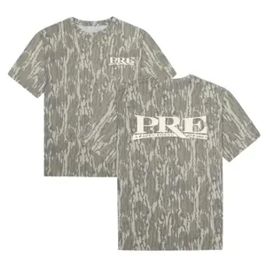 PR.E Paper Route Empire Mossy Oak Bottomland Tee - Unisex Camo T-Shirt, Soft Stretch, Full Size S-5XL