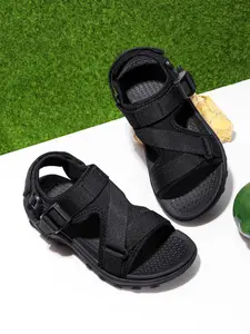 Men's /navy Adjustable Strap Sport Lightweight Sandals, Non-Slip Eva Sole, Colorblock Design, Ideal for Hiking & Beach Activities