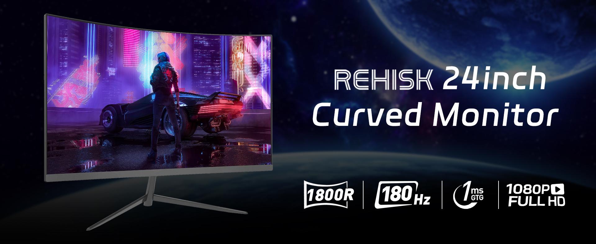 New 180Hz Curved Gaming Monitor for PS5, Xbox & PC 1ms FHD IPS Display | Ultra Smooth FPS, Low Motion Blur, FreeSync New 180Hz Curved Gaming Monitor for PS5, Xbox & PC 1ms FHD IPS Display | Ultra Smooth FPS, Low Motion Blur, FreeSync