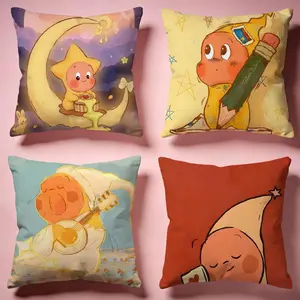 Twinkle Twinkle Cushion Cover Premium soft plush material skin-friendly breathable year-round use anti-pilling colorfast lightweight sturdy ideal for bedroom car couch perfect for daily use & decor great gift for loved ones Bedroom Decorative Accessories