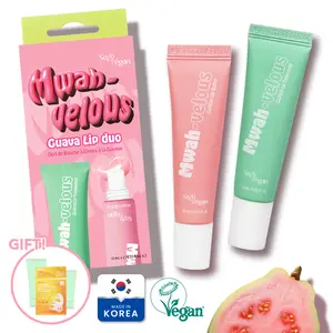[FREE GIFTS] SoloVegan Lip Duo Value Set: Spring Glow Mwah-velous Guava Lip Duo, Hydrating Treatment & Moisturizing Butter with Free Hydrogel Mask + 2 Bonus Gifts
