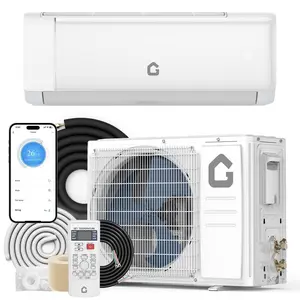 GAOMON 18,000 BTU Mini Split Air Conditioner & Heat Pump, 21 SEER2 Inverter, Ultra-Quiet Ductless AC with WiFi App Control, Cools/Heats Up to 1,250 Sq.ft, Complete Easy Install Kit, 208-230V