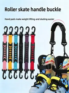 2pcs Random Color High-Strength Hooks for Professional Portable Skateboard Shoe Rack, Inline Skates Latch, Outdoor Ice Skating Accessory