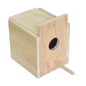 YML  Wooden Nest Box For Outside Mount With Dowel- Small