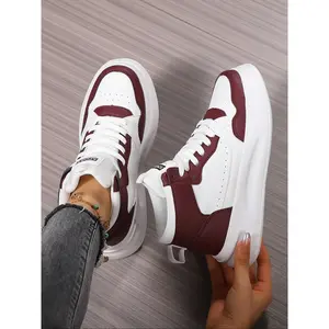 High-top women’s walking shoes, sports shoes, available in multiple colors, dope colorful design, autumn–winter new arrival, casual daily wear