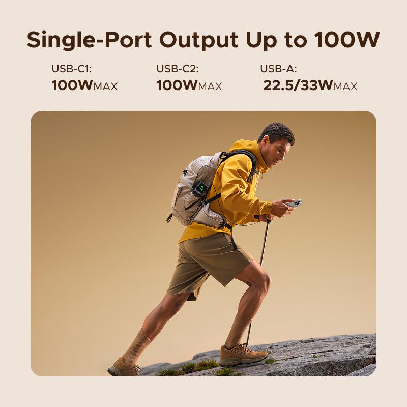 UGREEN Nexode Power Bank 20000mAh 165W with Built-in Retractable USB C Cable Laptop Travel Portable Charger, 100W Input, Fast Charging for MacBook Pro/Air/iPhone 17 16/iPad Pro/Galaxy S25 Ultra/Dell/HP and More TikTokShopBlackFriday ,TikTokShopHolidayHaul