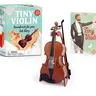 Tiny Violin Mini Sound Toy with Strings, Bow, Book, Display Stand & Chinrest - Soundtrack-Infused Funny Gag Gift for Friends, 2026 Christmas Stocking Stuffer
