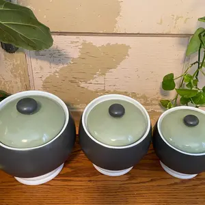Pfaltzgraff Sphere Canister Set - MCM - MINT