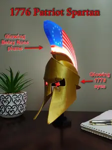 Illuminated Patriot Spartan Helmet