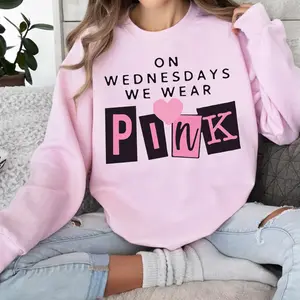 On Wednesday We Wear Pink - Mean Girls Sweatshirt