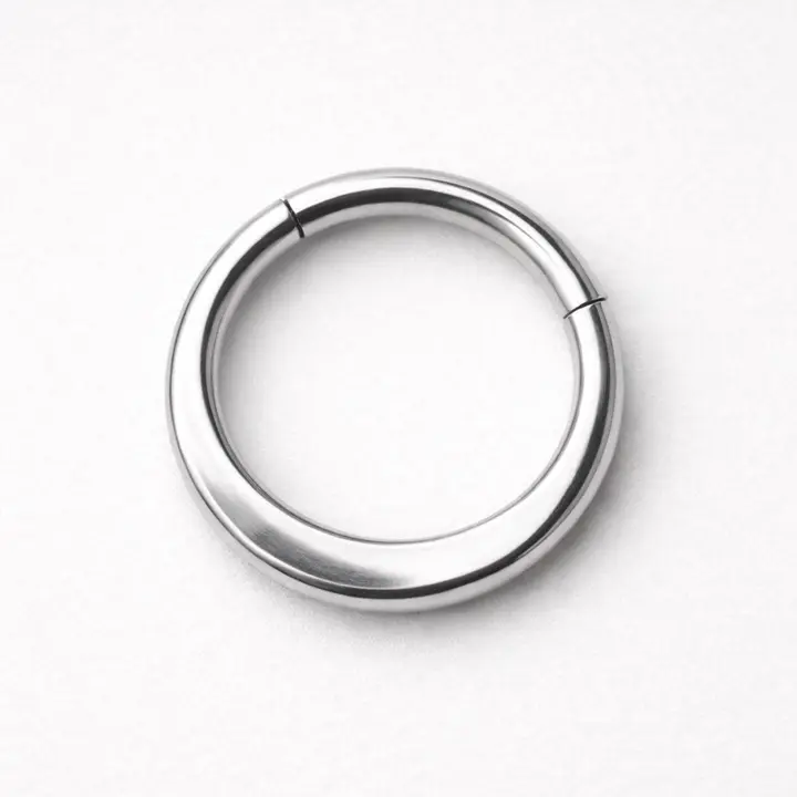 Thicker Seamless 316L Stainless Steel Clicker Ring