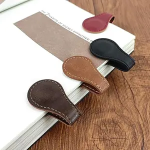 4-Piece Magnetic Bookmarks Set, Elegant Vintage Style, Wooden Material, Ideal for Students Teachers Readers, Unique Gift Idea, Book Accessories