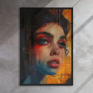 F.O.M.O. - Floating Framed Canvas - Wall Art - Interior Design - Home Improvement