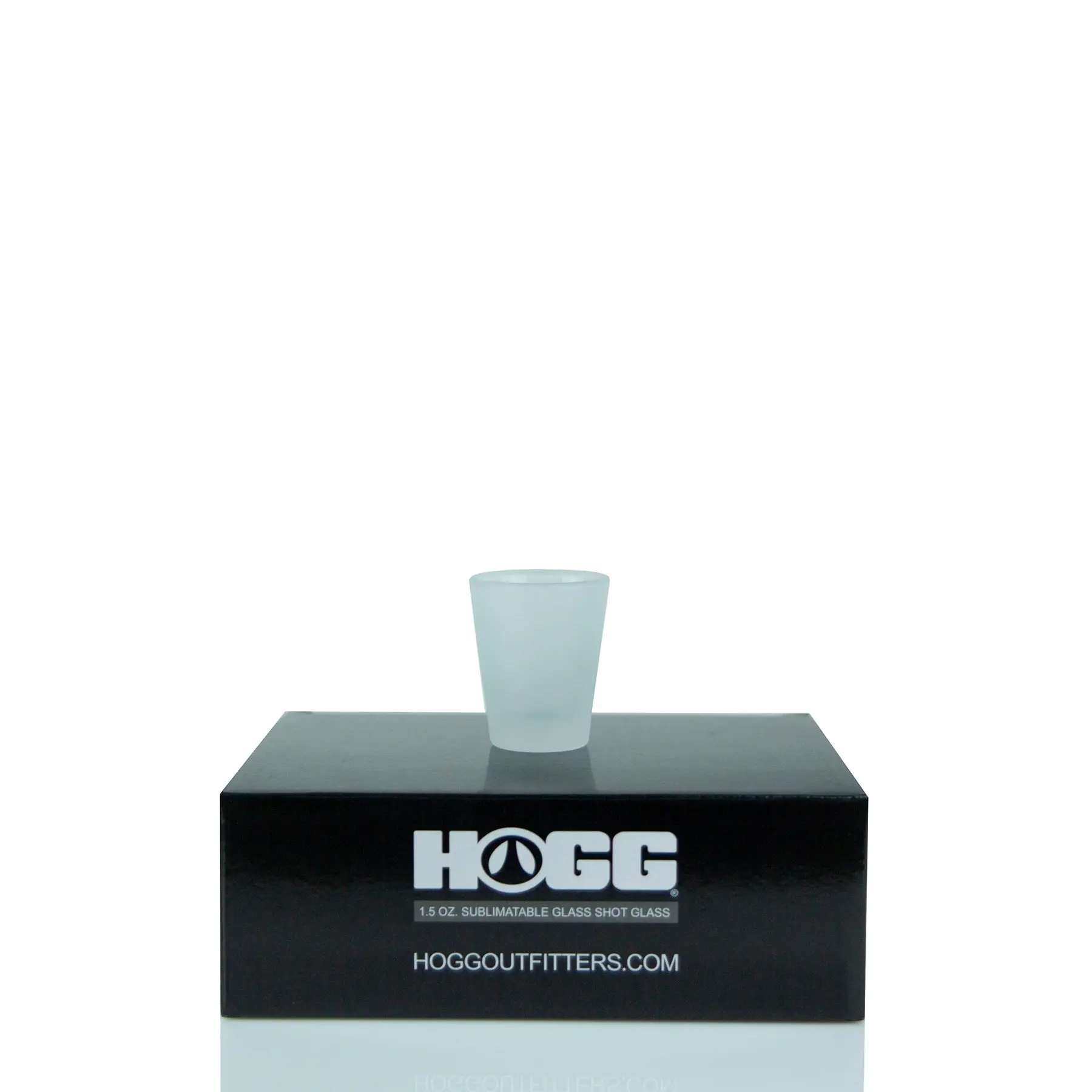 1.5oz Sublimatable Matte Glass Shot Glass (12 Units)