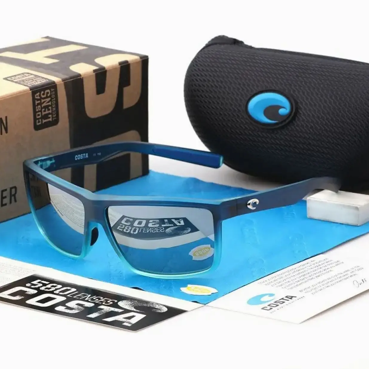 Costa Diego Fishing Sunglasses 580P Polarized UV400 Boating Beach Outdoor Performance Shades 5WL