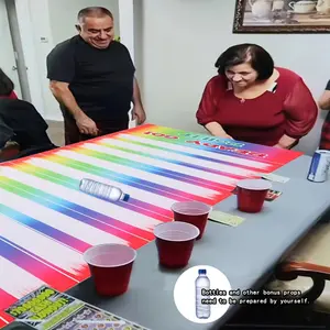 Rainbow Rolling Game Score Scroll - 10 levels, versatile games and activities, suitable for family gatherings, team building - perfect for graduation dance parties and birthday parties