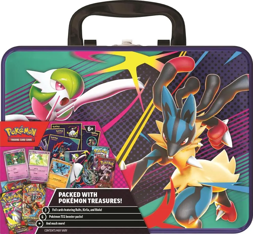 Pokémon TCG Fall 2025 Collector Chest | Sealed Tin + 6 Booster Packs + Exclusive Promo Cards