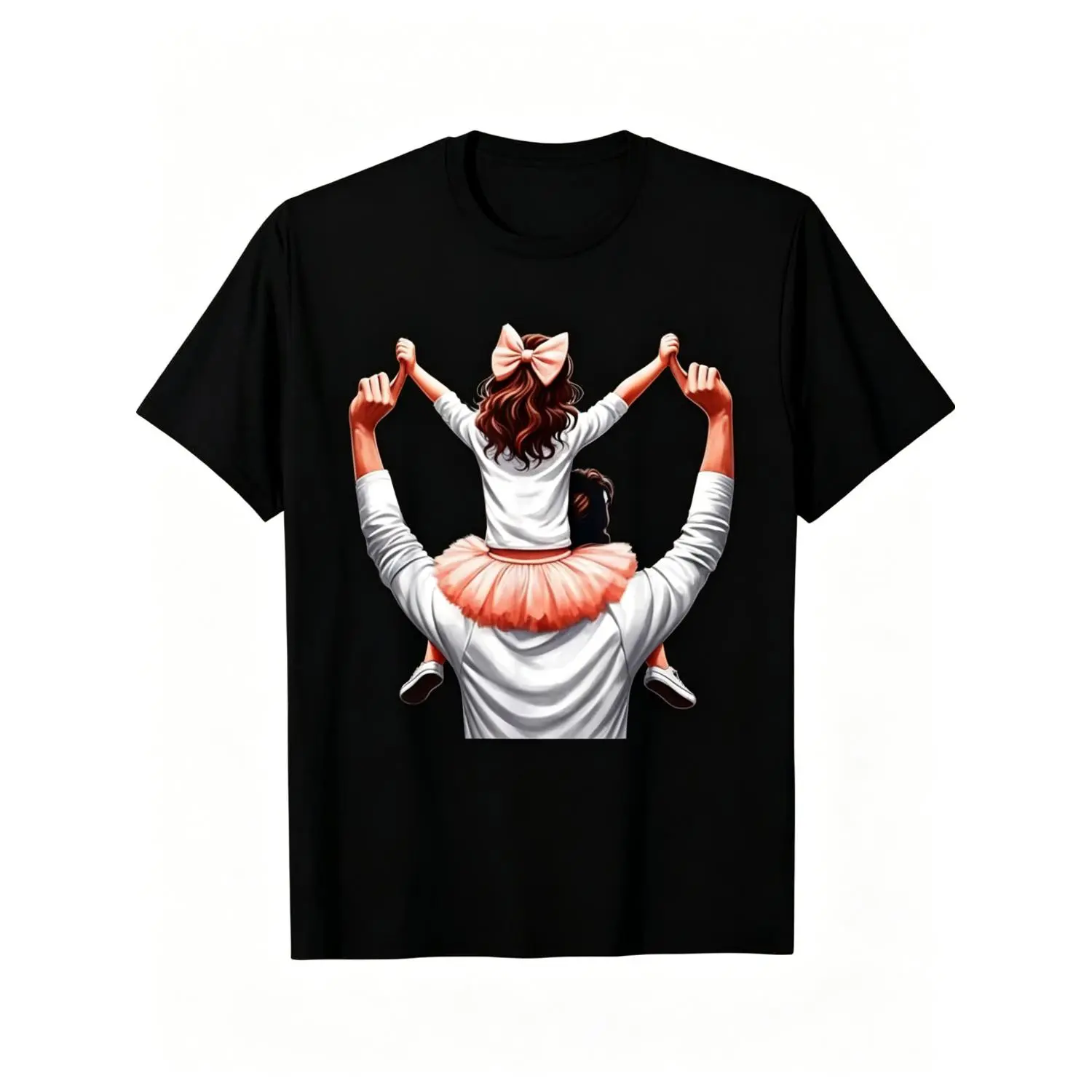 Proud Father and Daughter Holding Hands Tee Heartfelt Gift for Dad and Daughter Celebrating Special Bond