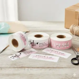 Waterproof & Tear-Proof Sealing Stickers for Creative Gift Wrapping. Self-Adhesive Decorative Labels, Sticky Label, 120pcs per Roll. Perfect for Wedding Cards, Holiday Greetings, Journal & Diary Decor. 3 Designs, Multi-Scene Use.