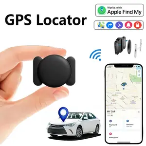 Smart GPS Tracker Works with Apple "Find My": Global Real-time Locator for Pets, Keys, Wallet & Luggage – Anti-Lost Finder for Kids & Elderly (MFi Certified) Magnetic Mini Car