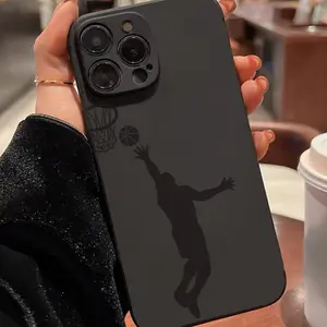 Phone Case - A Stylish Black Creative Basketball TPU Case That Offers Full Protection for Iphone Iphone 7/8/X/Xs/Xr/Xs Max/11/12/13/14/15/16 Pro Max, Making It a Perfect Birthday And Christmas Gift for Couples, Daughters, And Teenage Girls