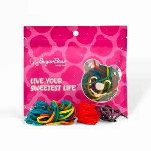 Licorice Laces Mix - Sweet and Soft Candy with Fruit Flavor - 4 oz & 8 oz & 1 lb Candy Bag Snack Bonbon