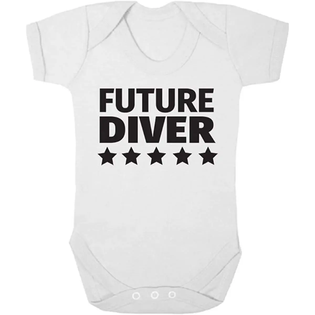 GKrepps Future Diver Cute Bodysuit Girl boy Infant Toddler Baby Clothes Creeper