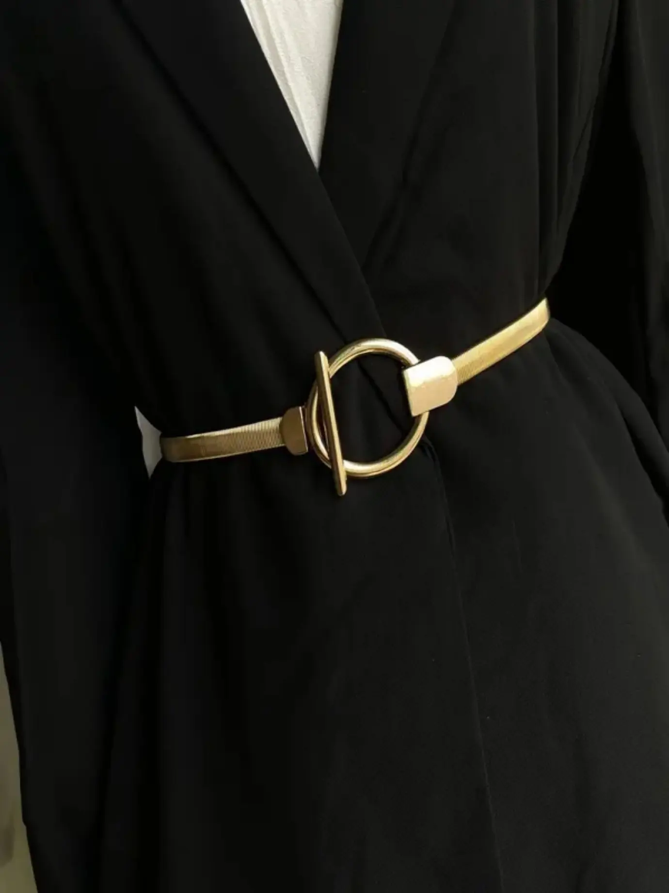 Women's Adjustable High Elastic Stretch Waistband Belt, Simple Versatile Fashion Accessory for Summer Dresses Jeans, Stretchy Belts, 1 Piece
