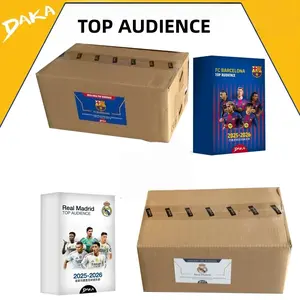 Genuine Daka 2025-26 Top Audience Series 2 Real Madrid Barcelona Collection Card Football Club Messi Mbappe Yamal Official Box