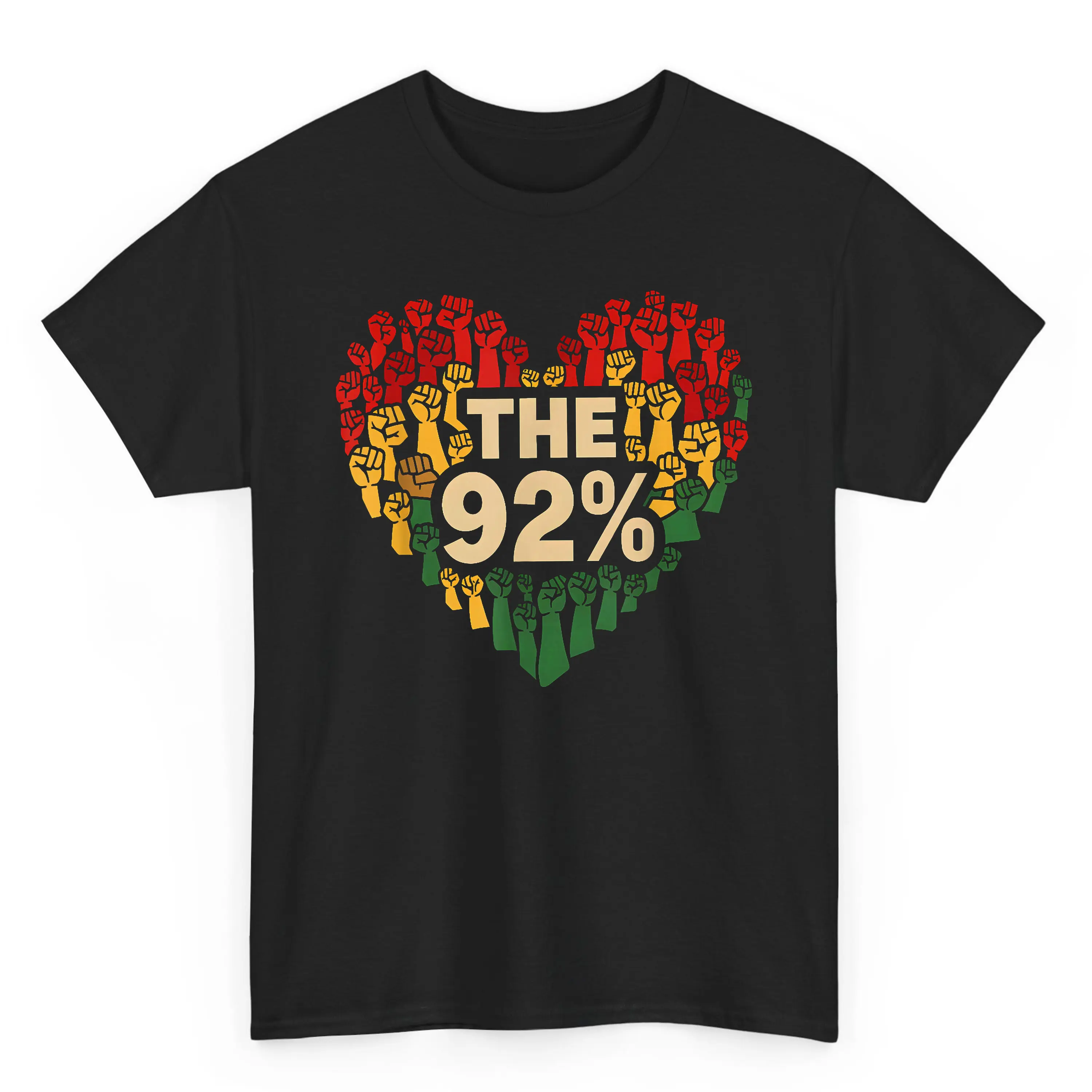 [Black History Month] 92 Percent Black Women Shirt, 92% Sweatshirt, Black History Month Women Shirts, Gift for Black Women, African Heritage Tee, Shirt For Mens And Womens