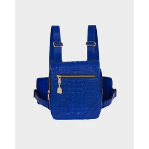 Statement Chest Bag in Royal Blue