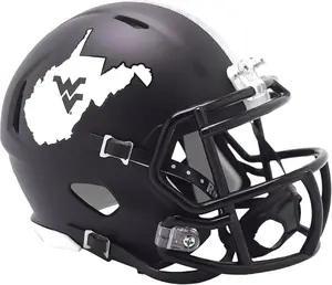 West Virginia Mountaineers Coal Rush Mini Helmet