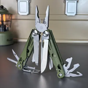 XHANDLE 19-in-1 Multitool with D2 Steel Folding Pliers Scissors Saw Bottle Opener Screwdriver EDC Pocket Tool for Outdoor Camping Home Repair