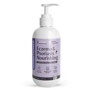 Marie Originals Eczema & Psoriasis Conditioner – Fragrance-Free Sulfate-Free Dry Itchy Scalp Relief, Hydrating Conditioner for Sensitive Scalp & Hair 8oz