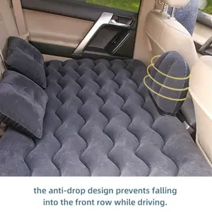 Portable Inflatable Mattress for Car Backseat, Car Sleeping Bed, Includes Pump & Storage Bag, Ideal for Travel, Comes with Repair Kit, Perfect for Girls