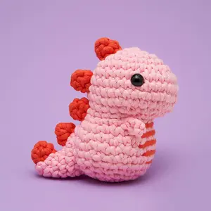 Pink Dinosaur Crochet Kit Pink Dinosaur Crochet Kit