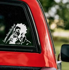 Lemme Drive Da Boat Decal for truck or car 8" tall by 5" wide decal