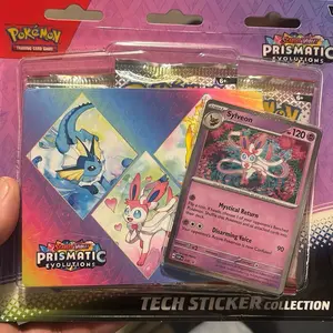 Prismatic evolutions tech sticker collection
