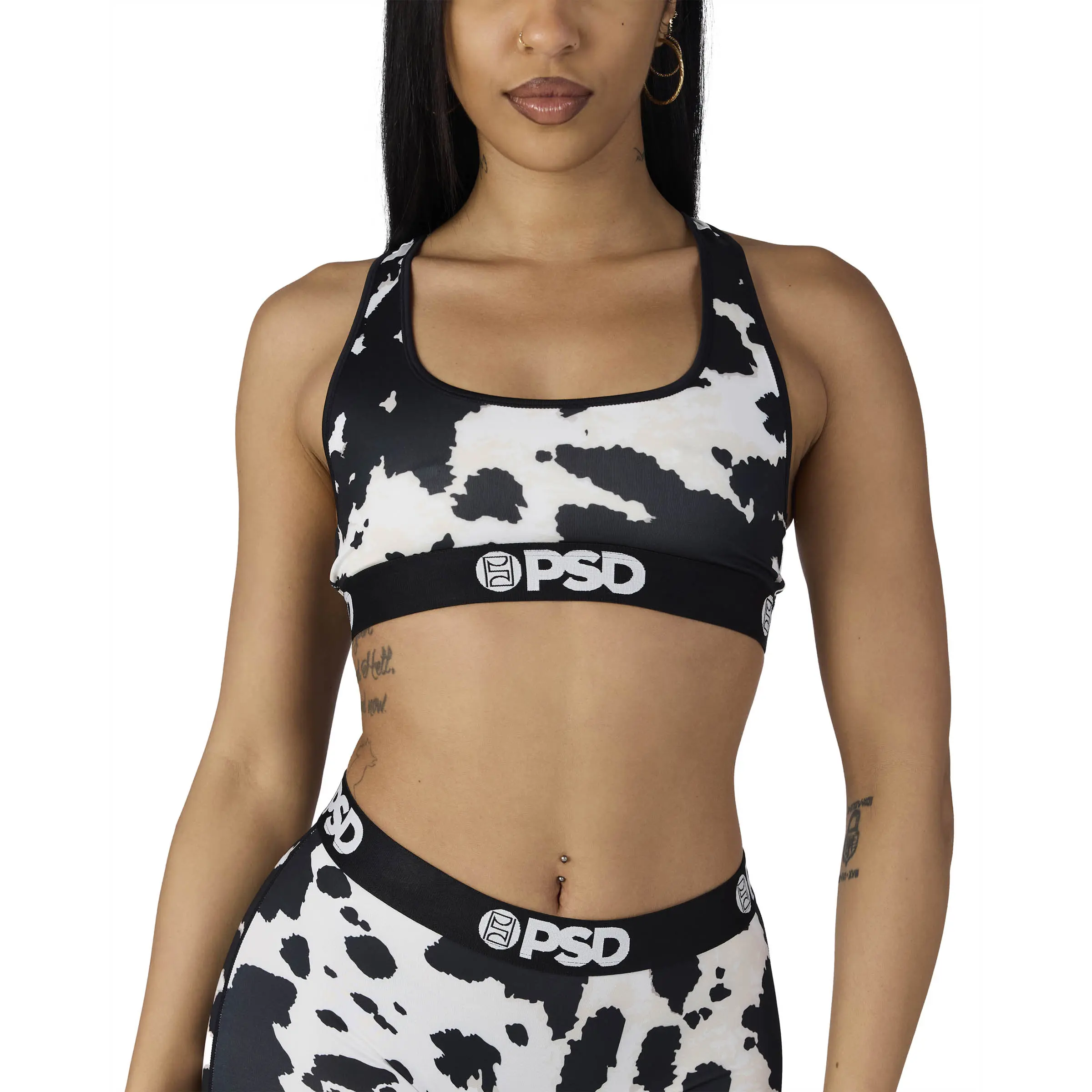 PSD Womens Western Print Racerback Sports Bras - Comfortable, Breathable, Ultra-light Fabric