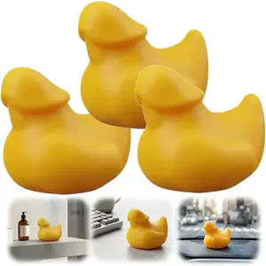 Mini Prank Duck - Funny Yellow Duck Prank Toy for Car Dashboard,Cute Dick Ducks,Funny Office Gifts Ducks Car Dashboard Decorations,Mini Animals PrankDuck Gift for Men,Hilarious Gag Gift,CarAccessories