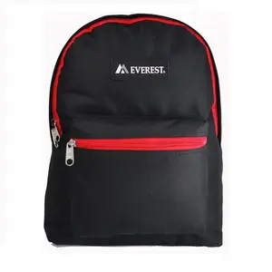 Everest 1045K-BK-RD Basic Backpack - Black & Red
