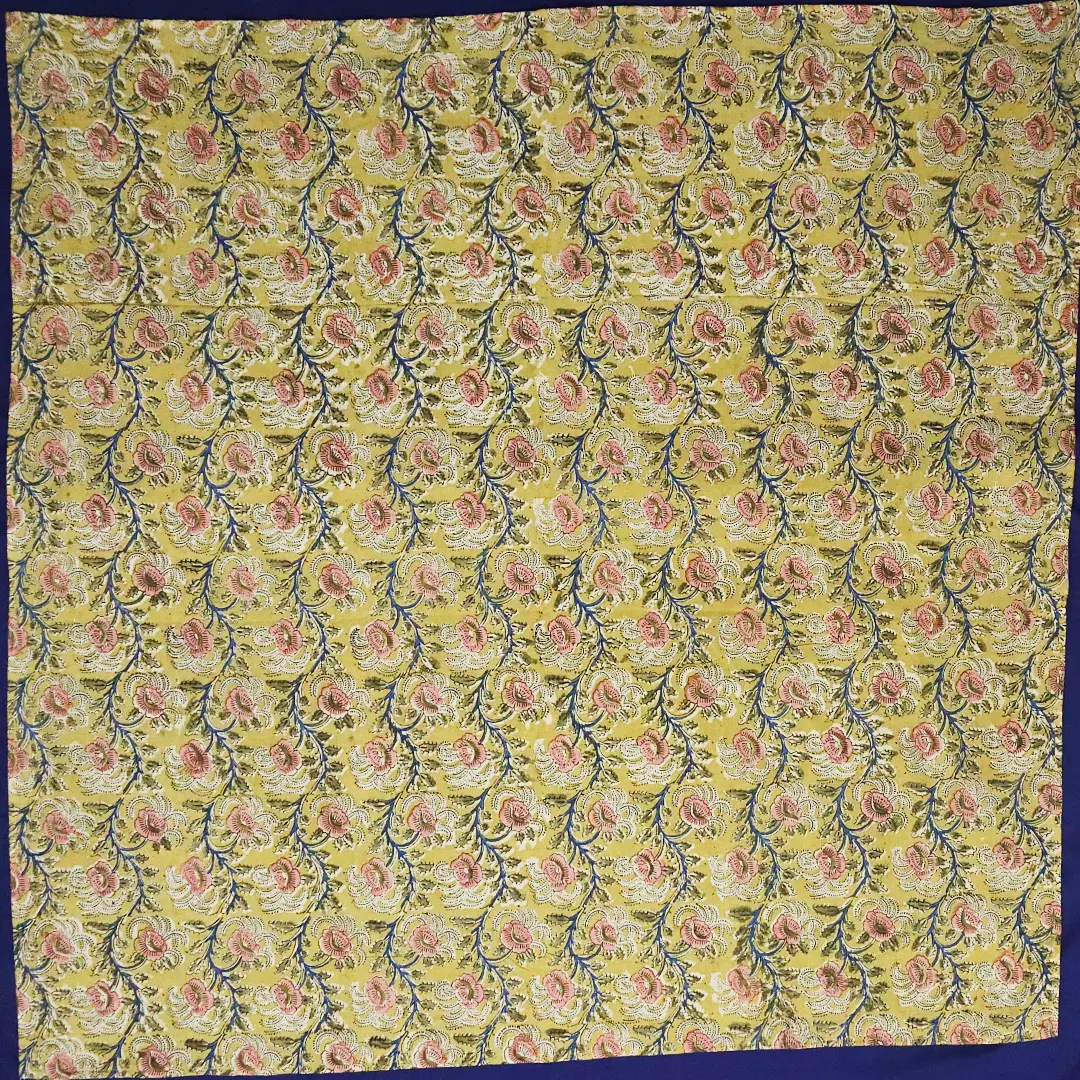 Rosegold Rivers - Kalamkari Cotton XL Wrap