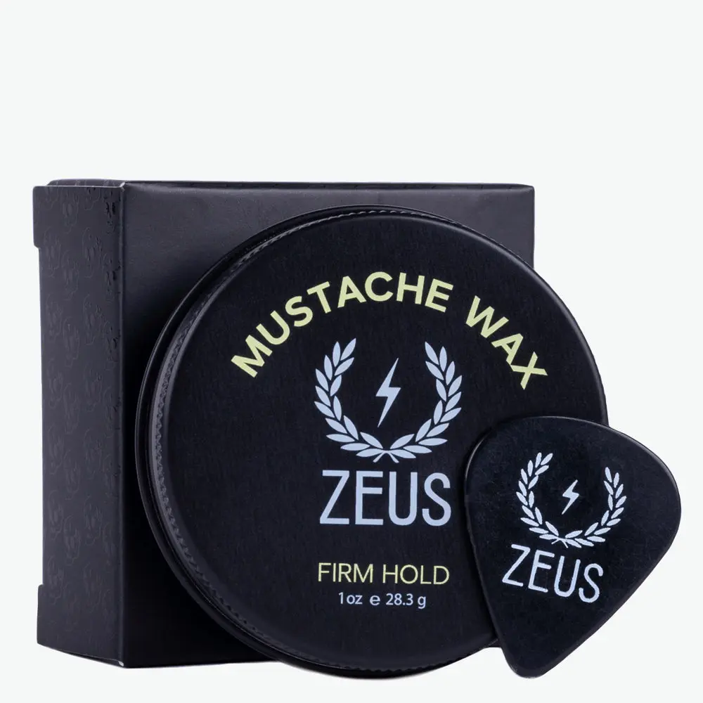 ZEUS Firm Hold Mustache Wax for Men, Firm Hold