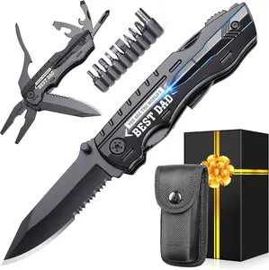 Fathers Day Dad Gifts from Daughter Wife Son - Gift for Dad, YOU ARE THE WORLD’S BEST DAD Multitool Knife - Dads Birthday Gift, Fathers Day Dad's Gift for Husband, Men - Christmas Dads Presents