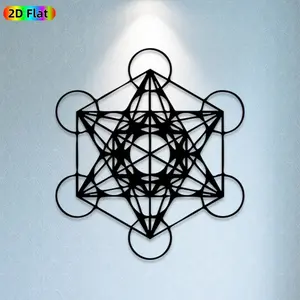 1pc Geometric Star Metal Wall Art, Intricate Geometric Star Statue Mural, Ideal Gift for New Year, Christmas, Geometric Decor Enthusiasts, Powder-Coated Metal Wall Decor Wall Sculptures,  Unique Home Decor Accent