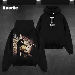 Marilyn Manson Gothic Fans Music Graphic Tee,Rock Music Lover Shirt, Vintage Band Shirts Casual Comfort Cotton Fabric Fit Top , Top Men's and Women's Clothing .