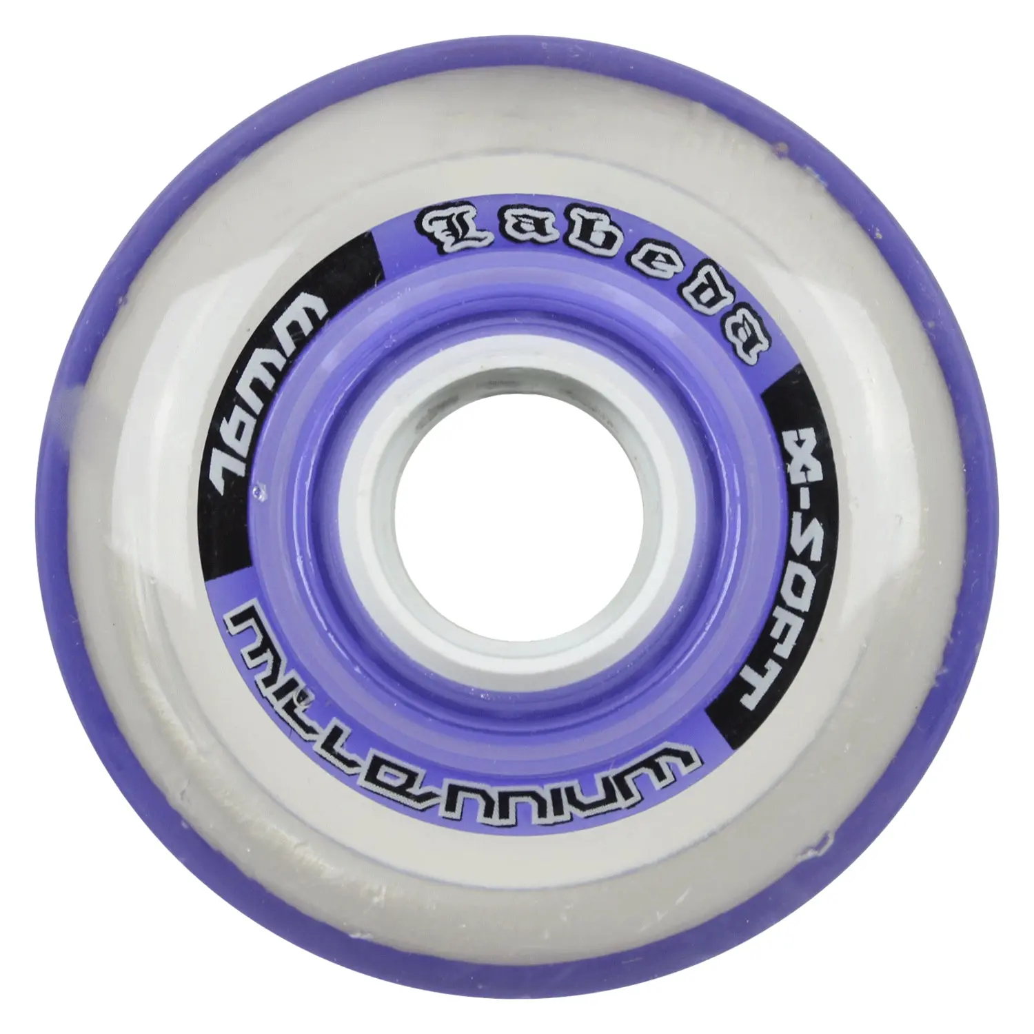 Labeda Roller Hockey Wheels - Millennium Gripper 76mm 74A Purple (Single)