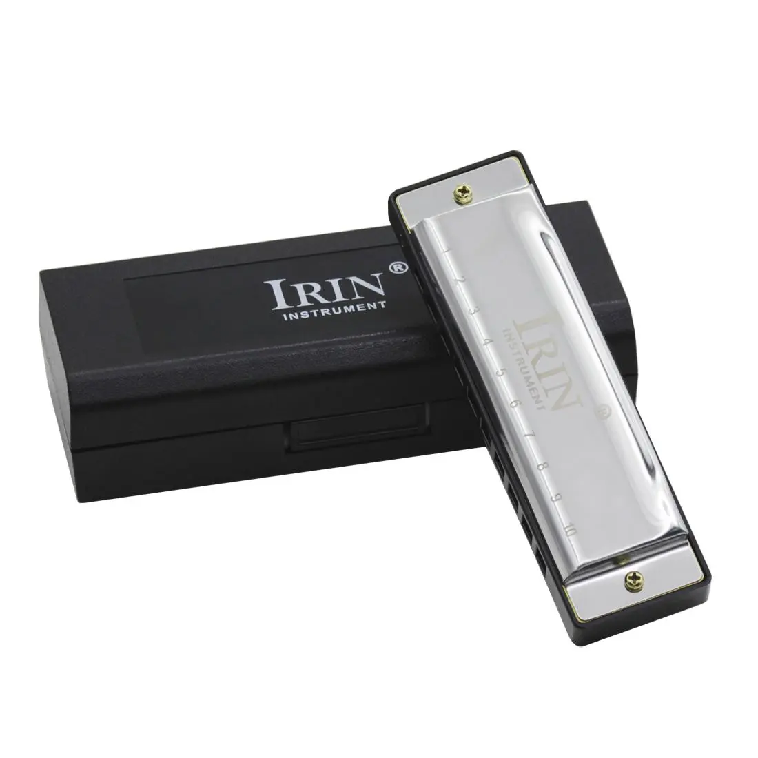 10 Hole 20 Tone Harmonica, Professional Harmonica with Case, Musical Instrument for Beginner & Professional