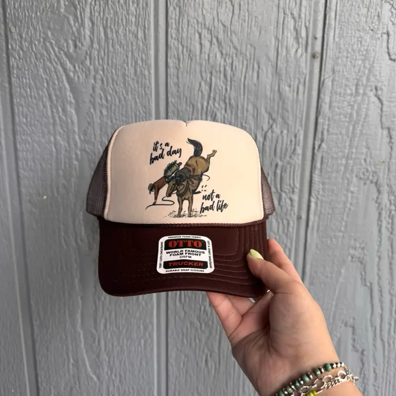 Bad day not a bad life trucker hat Bad day not a bad life trucker hat
