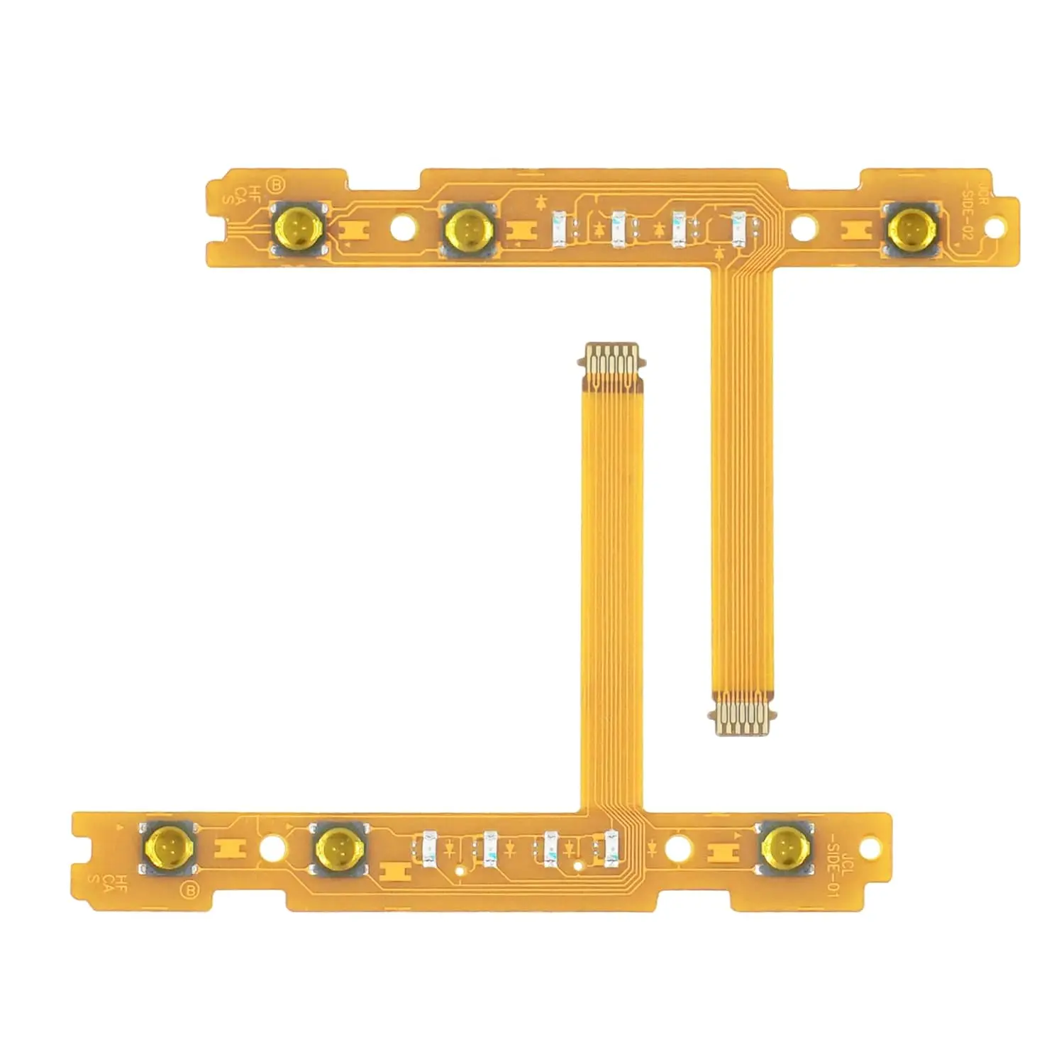 Mcbazel Replacement SL SR Left Right Sync Button Ribbon Flex Cable Set for NS Switch NS Joy-Con Controller Repair Spare Parts (NOT for Switch 2)